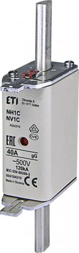 Wkładka topikowa NH1C gG 40A/500V ETI Polam