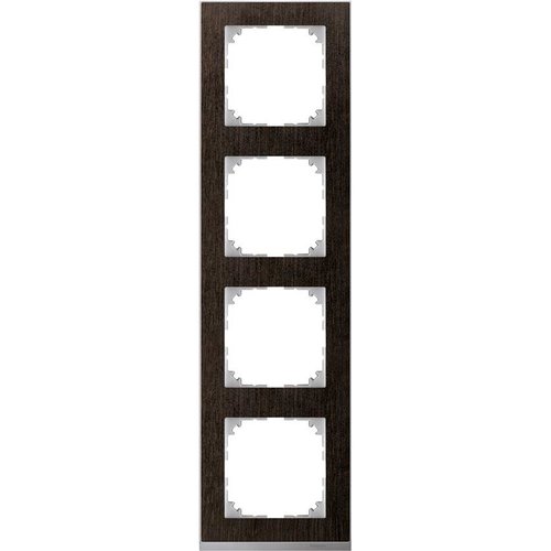 Ramka czterokrotna wenge M-Pure Decor Schneider Merten