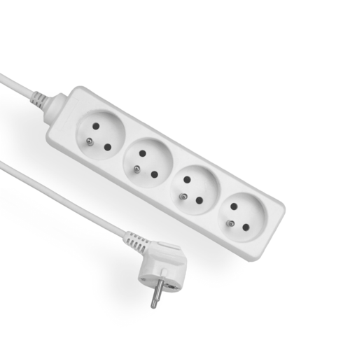 Przedłużacz 4 gniazda 3m z uziemieniem Elgotech