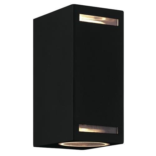 Lampa ogrodowa elewacyjna dwukierunkowa kwadratowa, Forest 2xGU10 D Struhm