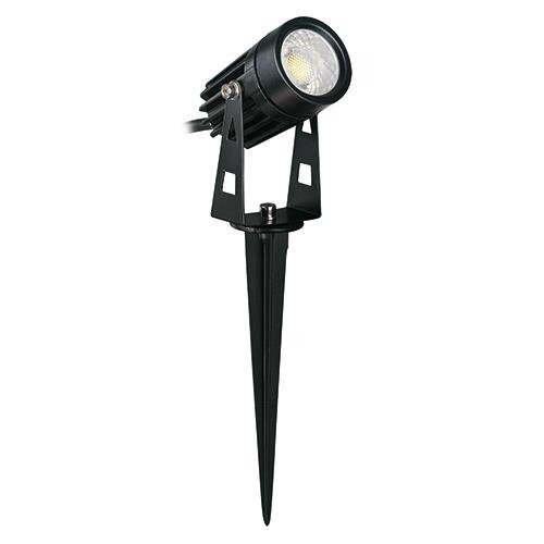 Reflektor ogrodowy wbijany PLANT LED 3W, 4500K, IP65, czarny, 03129, Struhm