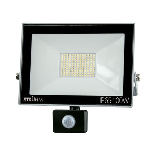 Naświetlacz KROMA LED S z czujnikiem ruchu 100W GREY 4500K STRUHM 03608