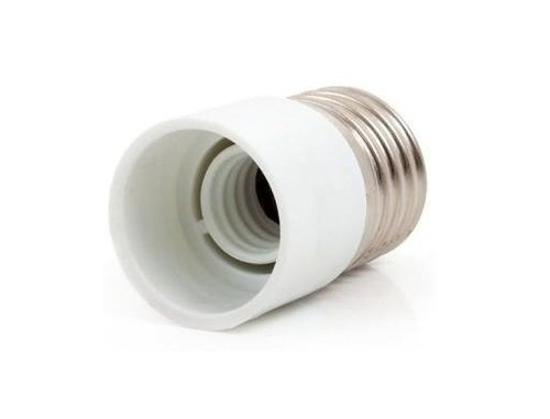 Przejściówka Adapter redukcja z trzonka E27 na E14 z kodem kreskowym Pawbol