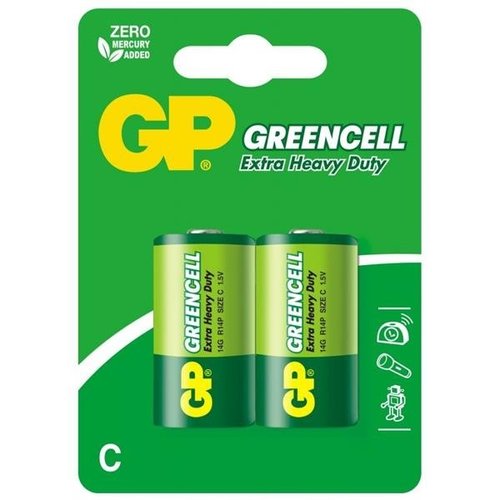 Bateria C R14 1,5V GP Greencell Extra Heavy Duty
