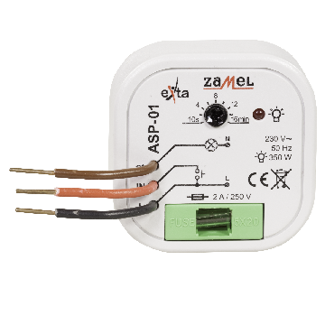 Automat schodowy 230V AC 15-300W, ASP-01, exta Zamel
