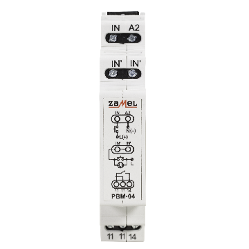 Przekaźnik bistabilny beznapięciowy 12-230V AC/DC, PBM-04/U, exta Zamel