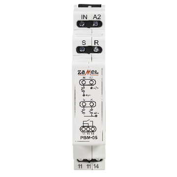 Przekaźnik bistabilny beznapięciowy 12-24V AC/DC, PBM-05/12-24V, exta Zamel