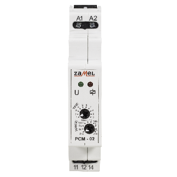 Przekaźnik czasowy 12-240V AC/DC, PCM-02/U, exta Zamel