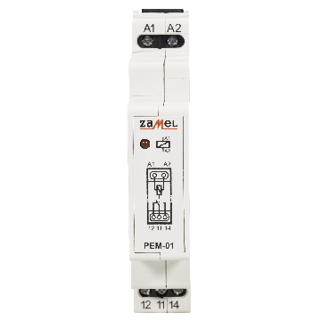 Przekaźnik elektromagnetyczny 24V AC/DC 16A, PEM-01/024, exta Zamel