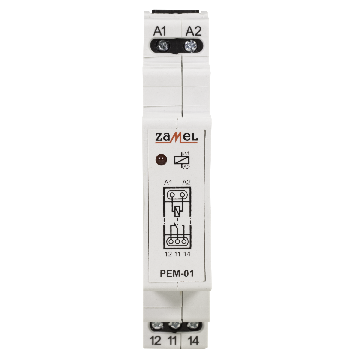 Przekaźnik elektromagnetyczny 230V AC/16A, PEM-01/230, exta Zamel