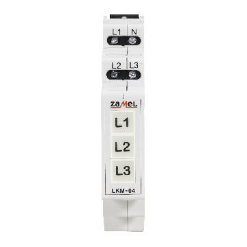 Wskaźnik zasilania 230V/400V LED żółta/zielona/czerwona TN, LKM-04-40, exta Zamel