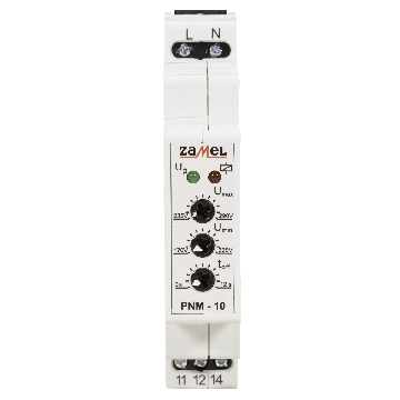 Przekaźnik napięciowy 1-fazowy 230V AC, PNM-10, exta Zamel
