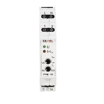 Przekaźnik priorytetowy 230V AC 1,6-16A, PPM-05/16, exta Zamel