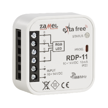 Sterownik RGB bezprzewodowy, RDP-11, exta free Zamel