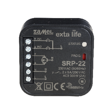 Radiowy sterownik rolet, SRP-22, exta life Zamel