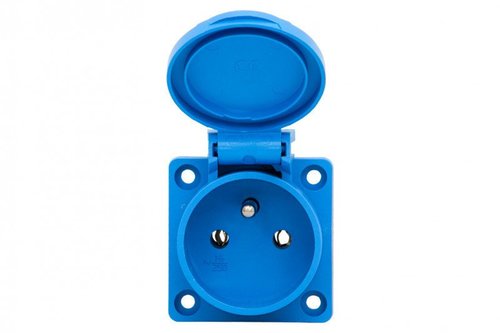 Gniazdo tablicowe 16A 250V 2P+Z IP44 - V F-elektro