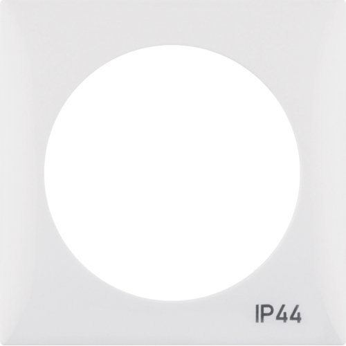 Integro Flow Ramka 1-krotna z nadrukiem "IP44" bez uszczelki, biały, połysk Berker 918272599