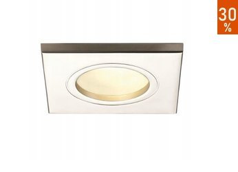 Oprawa sufitowa Dolix IP44 OUT GU10 SQUARE wbudowana tytan SLV 111147