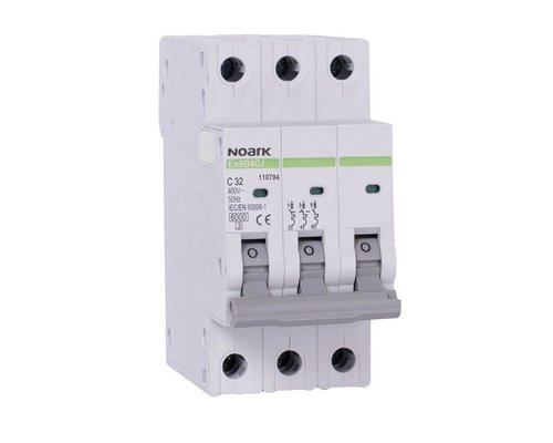 Wyłącznik nadprądowy typu slim Ex9B40J 3P B10 AC 110746 Noark