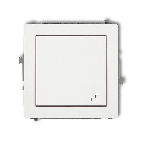 Mechanizm łącznika schodowego biały Karlik Deco DWP-3