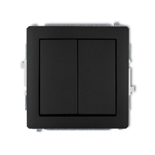 Mechanizm łącznika świecznikowego czarny mat Karlik Deco 12DWP-2