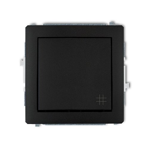 Mechanizm łącznika krzyżowego czarny mat Karlik Deco 12DWP-6
