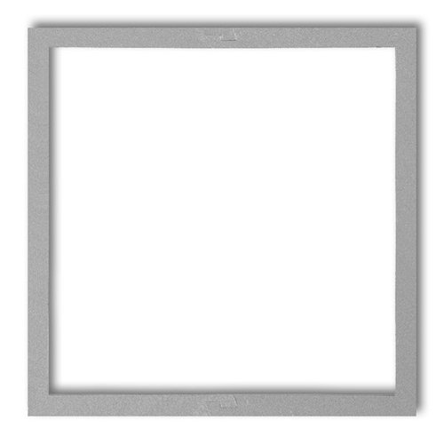 Ramka wypełniająca pojedyncza serii DECO, Karlik Deco (srebrny metalik), 7DRW-1
