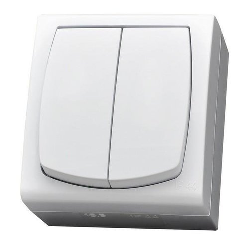 <span class="keyword" >Łącznik</span> dwugrupowy świecznikowy biały Ospel Madera ŁNH-2N/00