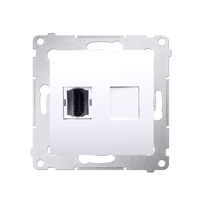 Simon 54 Premium Biały Gniazdo HDMI (moduł), DGHDMI.01/11