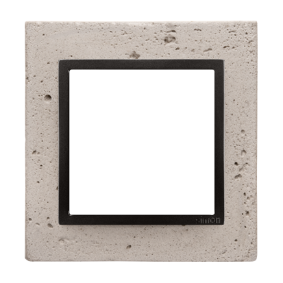 Simon 54 Premium Funda Mente - beton Ramka 1-krotna Nature DRN1/93