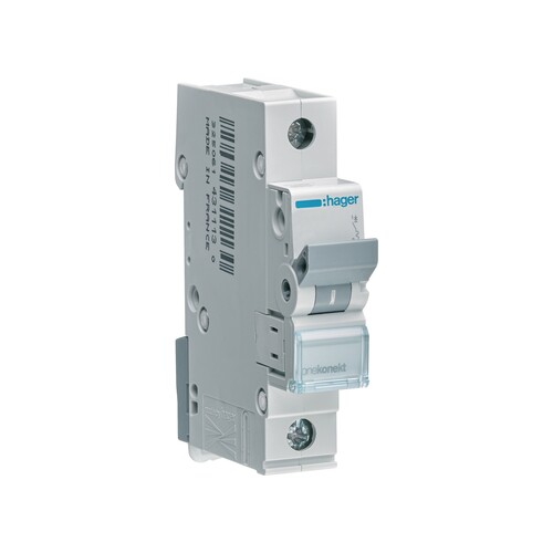 MCB Wyłącznik nadprądowy 6kA 1P B 20A MBN120E Hager