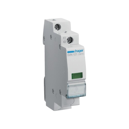 Lampka sygnalizacyjna, zielona 230V AC SVN121 Hager
