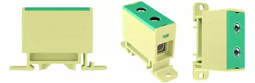 ZŁĄCZKA SZYNOWA 1-TOROWA 35MM2 ZGX 1x35 ŻÓŁTO - ZIELONA-INCOBEX