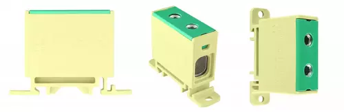 ZŁĄCZKA SZYNOWA 1-TOROWA 50MM2 ZGX 1x50 ŻÓŁTO - ZIELONA-INCOBEX