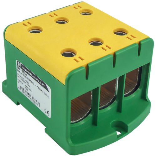 ZŁĄCZKA SZYNOWA JEDNOPOLOWA ZGX 3x150 MM2 ŻÓŁTO - ZIELONA (Al/Cu)-INCOBEX