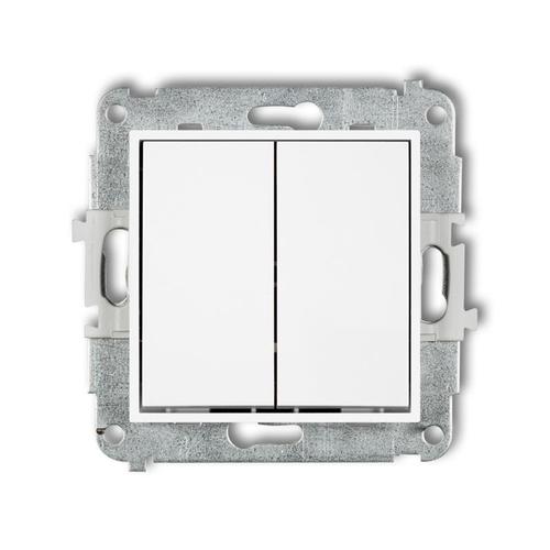 Mechanizm łącznika jednobiegunowego biały mat 25MWP-1 Karlik Mini