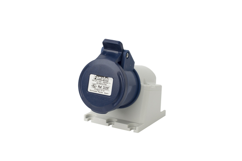Gniazdo stałe 16A 3P 230V niebieskie IP44 23297 Famatel