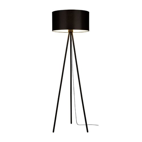 Dove Lampa Podłogowa 1xE27 Max.40W Czarny/Czarny PVC/Czarny Britop