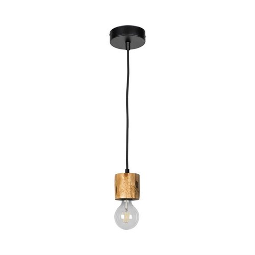 Pino Lampa Wisząca 1xE27 Max.60W Sosna Bejcowana/Czarny