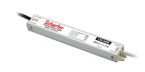 Zasilacz hermetyczny 60W 12V IP67 5A uniwersalny Scharfer SCH-60-12