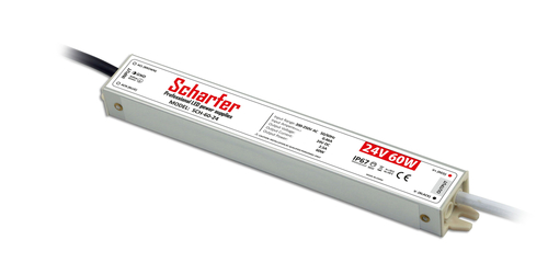 Zasilacz hermetyczny 60W 24V IP67 2.5A uniwersalny Scharfer SCH-60-24