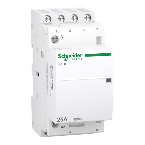 Stycznik modułowy Acti9 50-25-40-230 25A 4NO 50HZ 230V AC