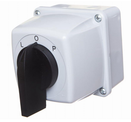 Wyłącznik ŁUK E16-43 L-0-P w obudowie IP65 Elektromet