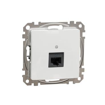 Gniazdo komputerowe RJ45 kat.5e UTP biały IP20 SDD111451 Sedna Design Schneider Electric
