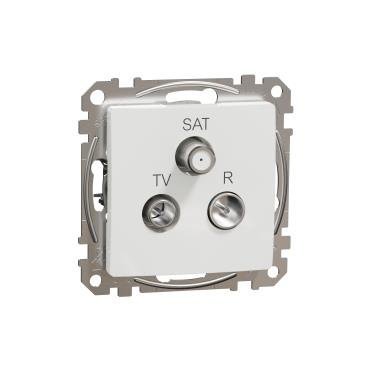 Gniazdo R/TV/SAT końcowe (4dB) biały IP20 SDD111481 Sedna Design Schneider Electric