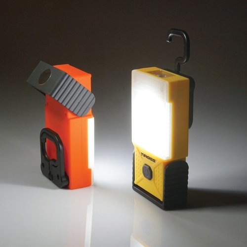 Latarka wielofunkcyjna 3W COB LED + 6 SMD LED z haczykiem i magnesem 3xAAA Tiross TS-1845