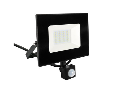 Naświetlacz ZEDER LED PIR z czujnikiem ruchu 50W 4000K neutralna 5130lm IP44 SLI555107 SLIVA