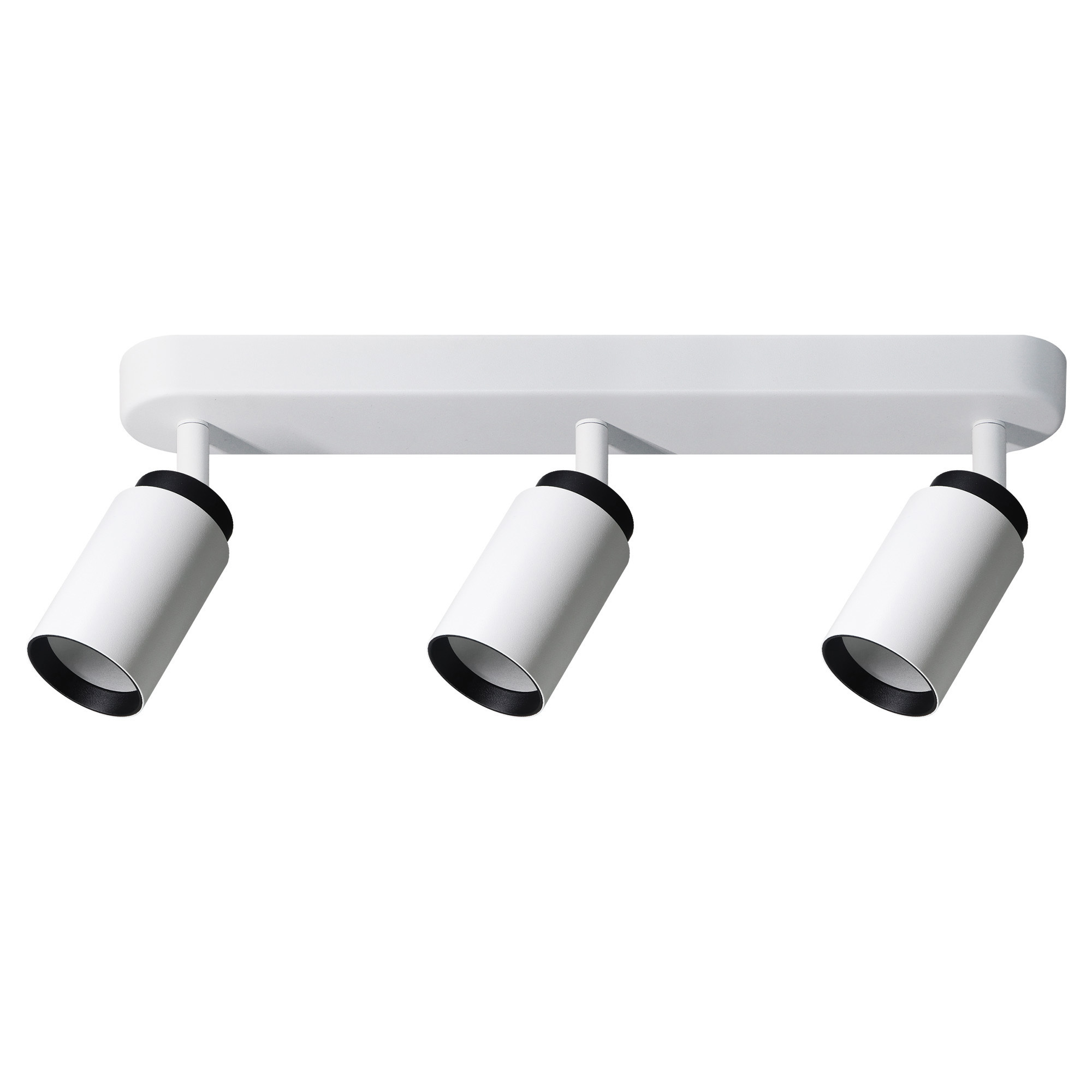 Potr&oacute;jna punktowa oprawa sufitowa typu spot MALGA 3 DUO listwa IP20 3xGU10 220-240V biało-czarna EDO777866 EDO Solutions