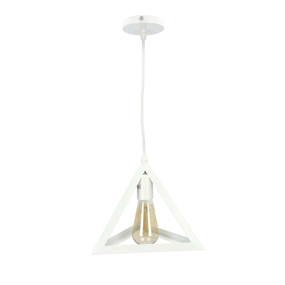 Lampa wisząca HAREN White TR E27 biała matowa EDO777179 EDO Solutions
