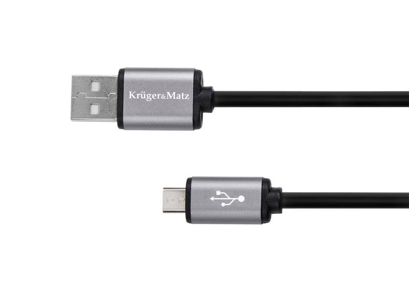 Kabel USB - micro USB 1m Kruger&Matz Basic